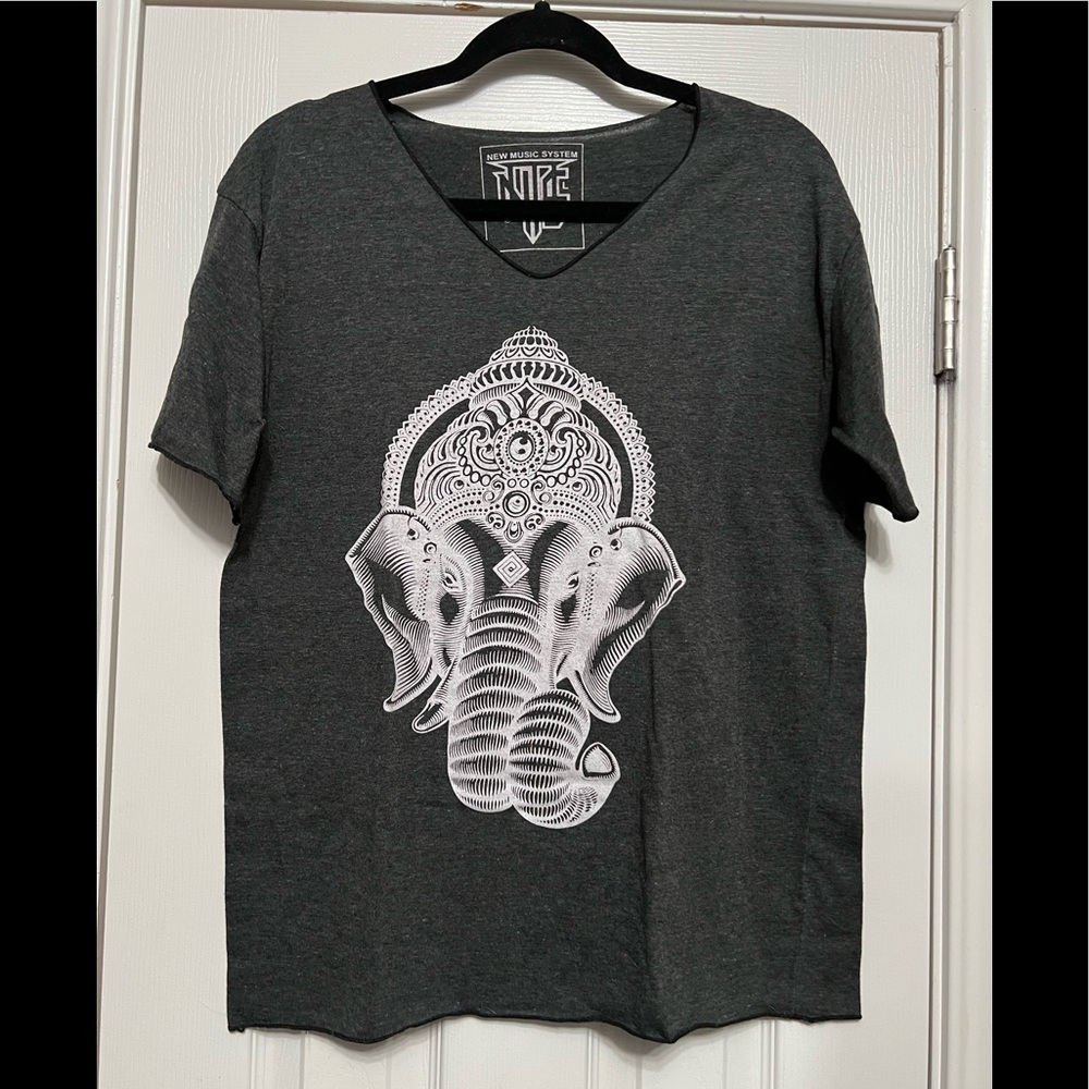 Lord Ganesha v neck shirt - Picture 4 of 7